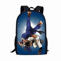Anime Judo Kuprinė Mokyklos Studentų Krepšiai 40cm/15.7inch Užtrauktukas Knygų Krepšiai Anime Nešiojamojo Kompiuterio Kuprinė Vaikų Gimtadienio Dovana gray