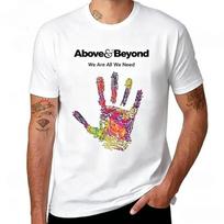 Virš visko Mes esame viskas, ko mums reikia T-shirt EDM muzikos grafinis marškinėlis elektroninės šokių muzikos gerbėjams marškinėliai Uniseksui vienas gabalas S brown