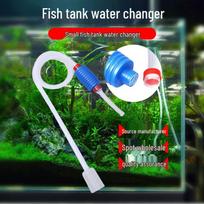 Akvariumo grunto valytuvas ir vandens keitiklis, rankiniu būdu pumpuojamas sifono vamzdelis Blue 1.5m