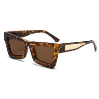 New Cat Eye Sunglasses Women Vintage Men Shades Brand Designer Gafas Luxury Female Sun Glasses UV400 Eyewear Oculos as picture brown