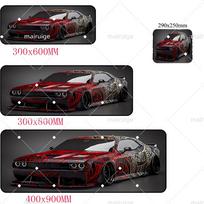 Black Mouse Pads Cool Car Large Computer Office Game Table Mats XXL Antislip HD Gaming Keyboard Mousepads Long Desk Mat 800x300x2mm