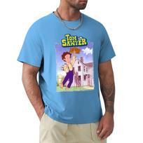 Tom Sawyer anime series Essential TShirt Short sleeve tee vintage quickdrying Unisexs vintage t shirts S gray