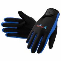 1.5mm Neoprene Water Sports Gloves Surfing Snorkeling Kayaking Paddleboarding Winter Swimming Small mėlyna