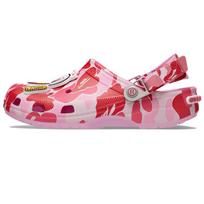 Crocs x A BATHING APE Classic Clog Clogs Unisex Pink 209627-6I2 42-43 rožinė