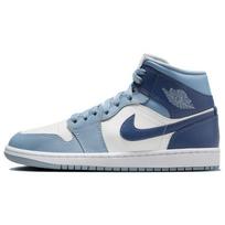 Air Jordan 1 Mid Sail Diffused Blue Moteriški Jordan BQ6472-140 36 blue