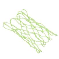 Nylon Glowing Basketball Hoop Rims Net 12 Rings Standard Size Glowing Basketball Net Nightlight Basketball Net Enduring beige