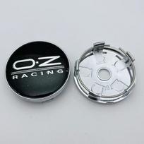 4pcs OZ Racing Logo Car Wheel Center Caps - 60mm Durable Plastic Hubcaps Design Durable Plastic Construction Easy Installation Sleek Hubcap OZ O.Z Racing Badge gray