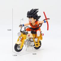 13cm Dragon Ball Z Anime Figūrėlė Son Goku Master Roshi Lokomotyvai PVC Veiksmo Kame Sennin Motociklo Žaislai Vaikams Kolekcionieriams