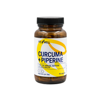 FITNWELL Curcuma + Piperine, 90 kapsulių