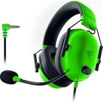 Razer BlackShark V2 X Gaming Surround Sound 50mm Drivers Memory Foam Cushions For Switch Audio Jack Green Headset 7.1 - - - PC, PS4, PS5, - 3.5mm - žalia
