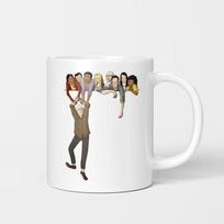 Friends Central Perk Coffee Mug - Official Style Ceramic Mug for Home Office white
