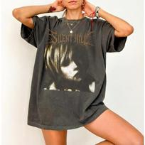 Vintage 90s Silent Hill Survival Game Comfort Colors Tee Video Game Apparel Gift Fans S black