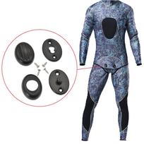 4Pcsset Wetsuit Fastener For Diving Suit Surfing Suit Slide Buckle Black gray