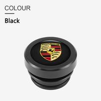 Automobilio žiebtuvėlio dulkių dangtelis Apsaugantis nuo dulkių Dekoruojantis dangtelis Porsche Cayenne Panamera Macan 911 718 Taycan Boxster Cayman 918 black