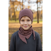 Kepurė su kaklaskare pavasariui-vasarai