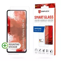 Displex Smart Glass (9H) apsauginis stiklas, skirtas Samsung Galaxy A54 5G, su montavimo lipdukais, nedūžtantis