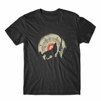 Wolf Wild Trees T-Shirt 100% Cotton Premium Tee NEW 4XL black