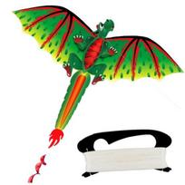 Vaikams mielas 3D dinozauras aitvaras skraidymo žaidimas lauko sporto žaislas green