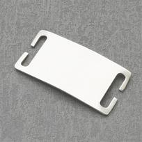 Stainless Steel Personalized DIY Dog Tag Engraving - Fashionable, Simple, Anti-lost ID Tag gray