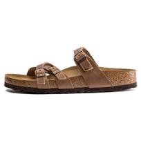 Birkenstock Leather Comfortable Versatile Fashion Sandals Women sandals Brown 1015931 36