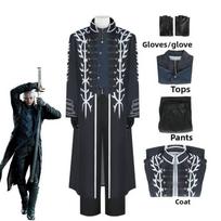 Devil May Cry 5 Vergil Cosplay Costume For Halloween Party And Stage Performance M black