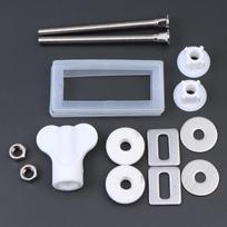 Soft Close Toilet Lid Hinges for Replacement Standard and Elongated Toilet Seat Hinges for Modern Home Bathroom one size gray