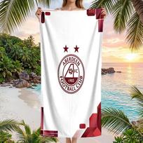Aberdeen FC spausdinimo Greitai džiūstantis paplūdimio rankšluostis Mikropluošto sugeriantis Nešiojamas kelioninis rankšluostis plaukimui 70cmx140cm(27x55inch)