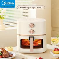 Midea 5L Smart Air Fryer with Visual Window CN plug (adapter included) white