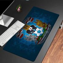 Coventry City Crest Design mouse pad, rubber base, esports desk mat, mouse pad for gamers and office use, gaming desk , easy to clean mat 30cmx60cm（11.8x23.6inch）