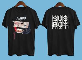 NEW Rare Lil Peep  Sus Boy 2 Side Black All Size Unisex Shirt AC12 S white