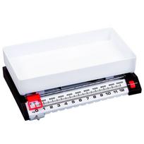 Orion Retro Mechaninės Virtuvinės Svarstyklės Su Nuimamu Baltu Dubeniu (13 kg talpa)