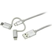 StarTech „LIGHTNING CABLE 1M USB-C|MICRO-B|USB-A“