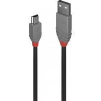 Lindy Lindy 36725 USB cable USB 2.0 A cable - Mini-B Anthra Line -