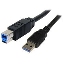 StarTech StarTech.com 3m Black SuperSpeed USB 3.0 Cable A to B M|M - U