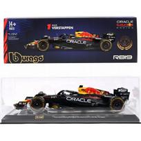 Bburago 1:24 automobilis su ekspozicine dėžute Red Bull RB19, 18-28030