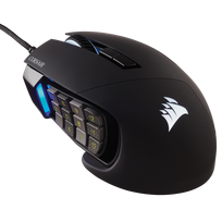 Corsair Scimitar Elite RGBmmO Gaming mouse Black 18.000DPI 1000Hz RGB