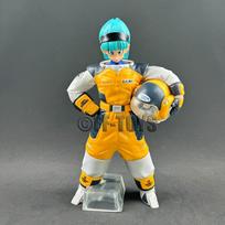 In Stock Dragon Ball Z Bulma Namek Figure Space Suit Bulma Action Figure 21cm Pvc Statue Collection Model Toys Gifts orange