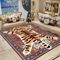 Stilingas gyvūno rašto kilimas Rožinis leopardas Boho kilimas miegamojo svetainės dekoravimui svetainei Neslystantis kilimėlis grindims Durų kilimėlis 40cm x 60cm white