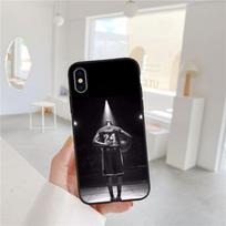 BF77 K-Kobes 24-8 Soft Shell Phone Case for iPhone 16 15 14 13 12 Pro Max Plus Mini iPhone 12 Pro white