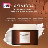 SKIN1004 MADAGASCAR CENTELLA PROBIO-CICA ENRICH CREAM 50ml, Mild Enriched Formula, Long Lasting Hydration, Korean Cosmetics, Korean Skincare 50ml/1.69 fl.oz brown