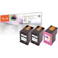 Peach ink 2x black + color PI300-658 (compatible with HP 302, F6U66A, F6U65A) PI300-658