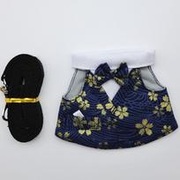 Plaid Skirt Harness Costume for Fennec Fox, Ferret, Guinea Pig, Hamster, Chinchilla, and Squirrel. gray