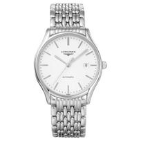 Longines Master Collection Automatinis Mechaninis Laikrodis 30m Atsparus Vandeniui 38.5mm Baltas Ciferblatas Nerūdijančio Plieno Apyrankė L4.960.4.12.6 L4.860.4.12.6 - 35MM white