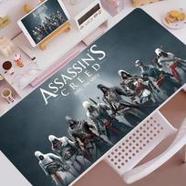 Assassin S Creed Mause Pad Gamer Cabinets Pc Accessories Rubber Mat Deskmat Table Computer Setup Gaming Mousepad Xxl Mouse Pads 30cmx60cm(11.8x23.6inch) gray