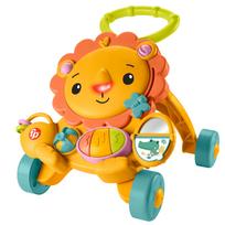 Fisher-Price Push the Lion Musical Walker, Baby Toy, Educational Toy, Finger Play, 6 months+, HJG60 orange