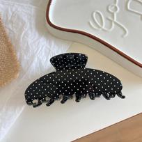 Large Polka Dot Hair Clip Colorful Grab Clip Personalized Acetate Shark Clip  Female Style 9