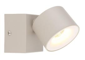 Kryptinis šviestuvas GLOBO Rae, LED, 6W, 480lm, 3000K, pilkos sp., 72x95x130 mm