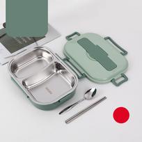 Maisto laikymo indas Indai Nerūdijančio plieno pietų dėžutė Nešiojama bento dėžutė Maistas Studentas One Size gray