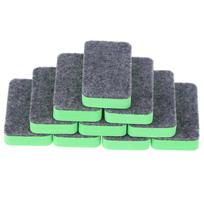 10X Mini Balta lenta Sausai trinamas Trintuvas Rašiklis Lenta Vaikas Žymeklis Mokykla Biuras Namai green