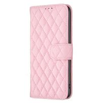 Odinis dėklas Piniginė Dangtelis Xiaomi Poco F6 M6 X6 C61 C65 PocoF6 PocoX6 PocoM6 Pro 4G Stovas Coque Atverčiamas telefono apsaugos dėklas Capa for Poco F6 rožinė